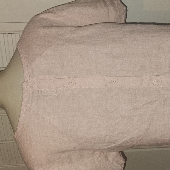 FLAX LIFE IS CHOICE LINEN BLOUSE - Picture 5 of 8